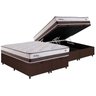 Colchão Herval Maxspring Sublime+Baú Brown King 1,93x2,03 - 1