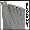 Ver imagem 4 de cortina pé direito blackout c/voal 5,00 x 4,30 Fiori cinza