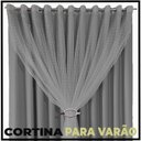 Ver imagem 6 de cortina pé direito blackout c/voal 5,00 x 4,30 Fiori cinza