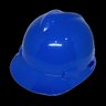 Capacete Branco Msa V-gard com Jugular Carneira Push Key - Azul - 4