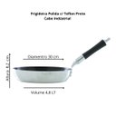 Ver imagem 2 de Frigideira Polida C/ Teflon N30 4,8l Linha Industrial Hotel