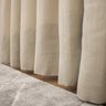 Cortina Decortini GLB 3,00 x 2,60 m Gaze de Linho Com Forro Blackout 80% Para Varão: 003-Ocre-bege c - 4