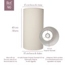 Ver imagem 2 de Cúpula Clássica Abajur Luminária 40x15x15cm de Tecido Algodão Soquete Nacional Ref 90