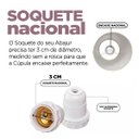 Ver imagem 4 de Cúpula Clássica Abajur Luminária 40x15x15cm de Tecido Algodão Soquete Nacional Ref 90