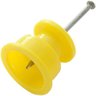 Isolador Cerca Elétrica Roldana 30x30 Amarelo Pct 1000Un - 1