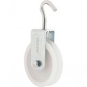 Ver imagem 1 de Roldana Plástica 4cm com Gancho 15kg - Vonder