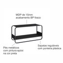 Ver imagem 5 de Sapateira para Hall Banco com Cantos Arredondados 90cm Luna Artesano