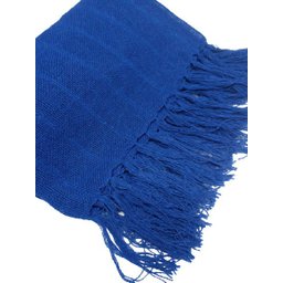 Manta Sofá/Cama Solteiro 1,60x2,30 Algodão Azul Caneta - 2
