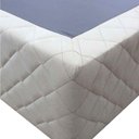 Ver imagem 4 de Base Cama Box Viúva Suede Bege