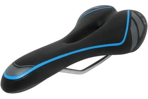 Banco Selim Venzo Kx Vazado Mtb Speed 326gr Cores Bicicleta Azul - 1