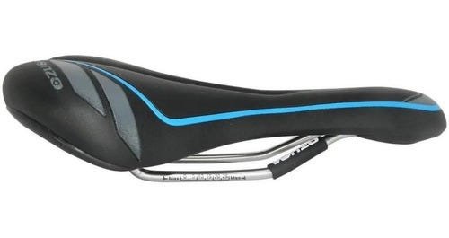 Banco Selim Venzo Kx Vazado Mtb Speed 326gr Cores Bicicleta Azul - 2