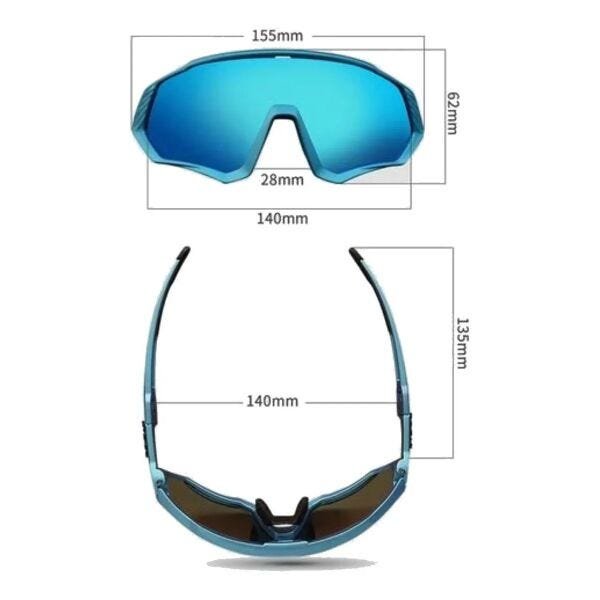 Óculos Ciclismo Giro 5 Lentes Mtb Speed Esporte - 3