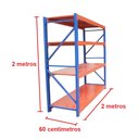 Ver imagem 3 de Estante Prateleira em Aço Reforçado 800kg (200kg por Nível)