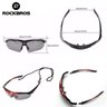 Óculos Ciclismo Rockbros 5 Lentes Polarizada Bike Vermelho - 3