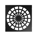 Ver imagem 1 de Grelha para Caixa Coletora de Água Pluvial Nova 23,5 X 23,5cm Cor Preto Durín