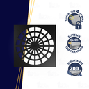 Ver imagem 2 de Grelha para Caixa Coletora de Água Pluvial Nova 23,5 X 23,5cm Cor Preto Durín