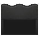 Ver imagem 6 de Cabeceira Solteiro Bari P02 90 cm Para Cama Box Suede Preto