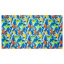 Ver imagem 2 de Toalha de Banho Infantil Kids 70 Cm X 1,20 Felpa Aveludada Dinossauro Azul