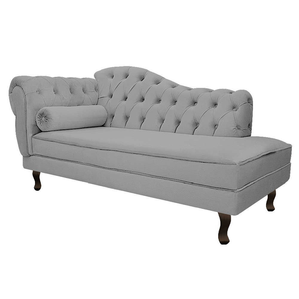 Diva Recamier Diana 160cm Lado Direito Corano - ADJ Decor - Cinza - 1