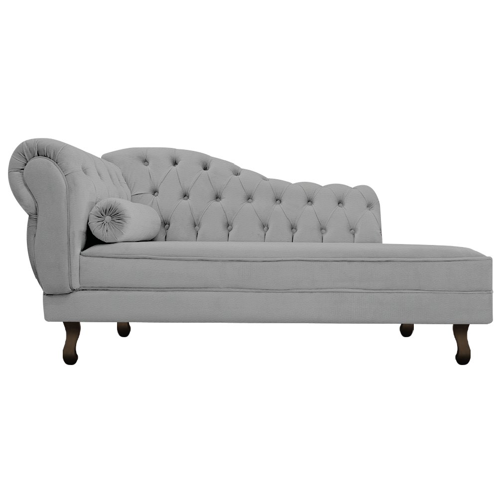 Diva Recamier Diana 160cm Lado Direito Corano - ADJ Decor - Cinza - 2