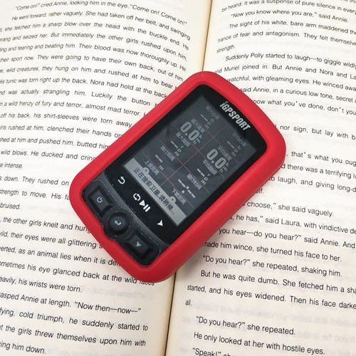 Capa Protetora Gps Igpsport Igs618 Atrio Silicone + Pelicula Vermelho - 1