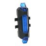 Luz Led Sinalização Recarregavel Usb Para Bicicleta Azul - 2