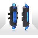 Ver imagem 1 de Luz Led Sinalização Recarregavel Usb Para Bicicleta Azul
