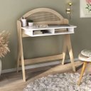 Ver imagem 2 de Escrivaninha Ceci Naturale/Branco Artely