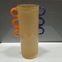 Ver imagem 5 de Vaso Decorativo Enfeite Casa Vidro 28x16x16cm Marfim