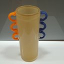 Ver imagem 3 de Vaso Decorativo Enfeite Casa Vidro 28x16x16cm Marfim