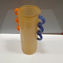 Ver imagem 4 de Vaso Decorativo Enfeite Casa Vidro 28x16x16cm Marfim