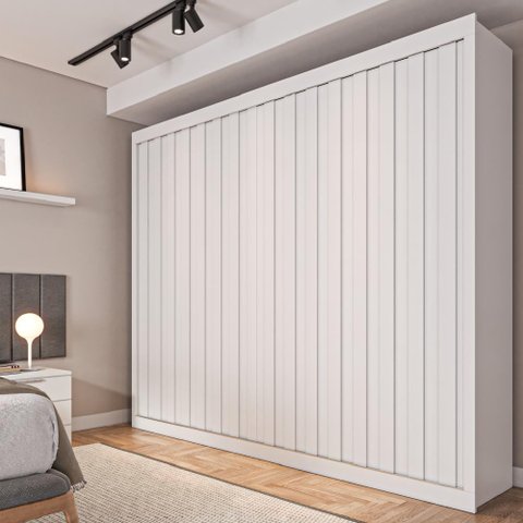 Guarda Roupa Rustic 2 Portas Ripado - Mademarcs