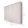 Guarda Roupa Rustic 2 Portas Ripado - Mademarcs - 4