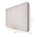 Ver imagem 4 de Guarda Roupa Rustic 2 Portas Ripado - Mademarcs