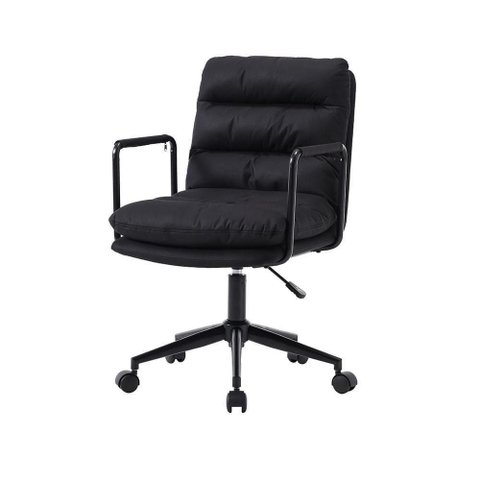Cadeira Escritório Arizona Rivatti Pu Preto Base Preto