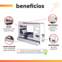 Ver imagem 4 de Beliche Floripa com Cama Auxiliar para Colchão 0,88m J&a Branco