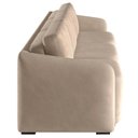 Ver imagem 5 de Sofá Cama para Sala de Estar 4 Lugares 336cm Montserrat K01 Veludo Bege - Lyam Decor