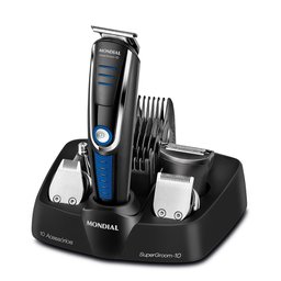 Aparador de Pelos Super Groom Mondial BG-03 Preto 6W Bivolt - 1