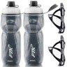 Garrafa Térmica Ciclismo com Suporte Bike 600ml Bike Preto - 1