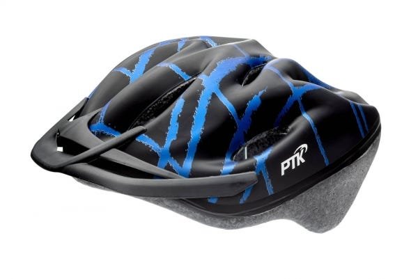 Capacete Ciclismo Garrafa Térmica Luva Bike MTb Speed Esporte Azul - 4