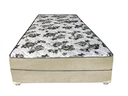 Ver imagem 2 de Cama Box Solteiro Suede Bege + Colchão Solteiro Suede Bege Espuma 88x188x55