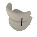 Ver imagem 4 de Poltrona Organica Bouclê Bege - D'classe Decor