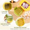 Ver imagem 3 de Picador Vegetal Pressão Mão Fatiador Branco Verde