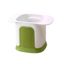 Ver imagem 1 de Picador Vegetal Pressão Mão Fatiador Branco Verde