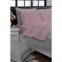 Ver imagem 3 de Kit Edredom Queen 200 Fios + Jogo Lençol 6 peças 100% Algodão Dupla Face Cinza Rosa Casa Dona