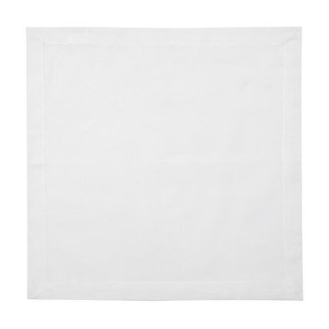 Conjunto 2 Guardanapos Algodão Branco 40X40Cm - Royal