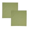 Cj 2 Guardanapos de Algodão Verde Claro 40x40cm Royal Decor - 1