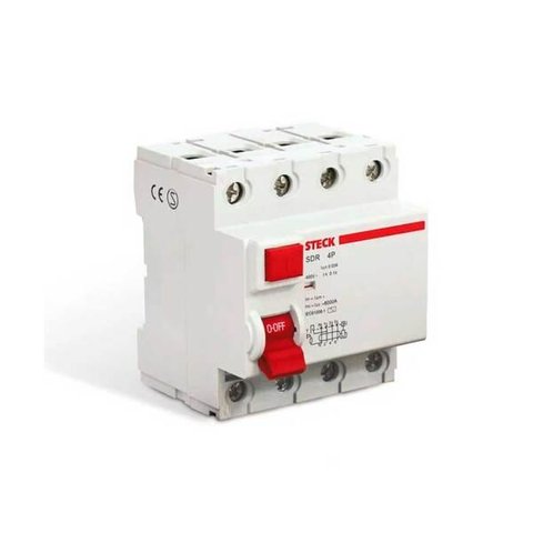 Interruptor Diferencial Idr 4P 100A 30Ma Steck Tetrapolar