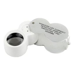 Mini Lupa Dupla Aumento Para Joias Led 40X25Mm 9888 - 3