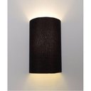 Ver imagem 3 de Arandela Meia Cana Vivare Md-2031 Cúpula em Tecido 30-18x16cm - Bivolt Preto 127-220v